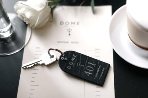Ключ от номера в отеле Dome Hotel